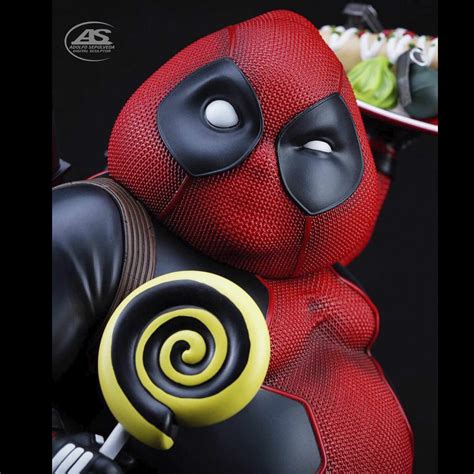 Cute Fat Deadpool Printed Zbrushcentral