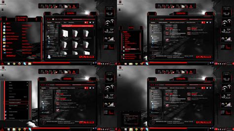 Windows 7 Themes Black Ultra Dark by customizewin7 on DeviantArt