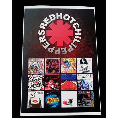 Red Hot Chili Peppers Banda De Rock Poster Cartaz Musica Shopee Brasil