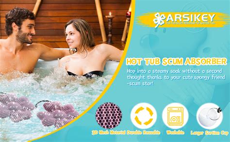 Amazon Hot Tub Scum Absorber Reusable Scum Absorber For Spa Hot