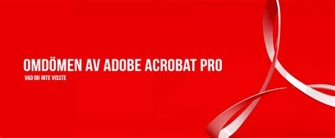 Blogg Och Tips Omdömen Av Adobe Acrobat Pro