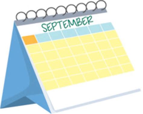 Download High Quality september clipart calendar Transparent PNG Images ...