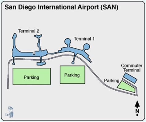 San Diego Terminal Map