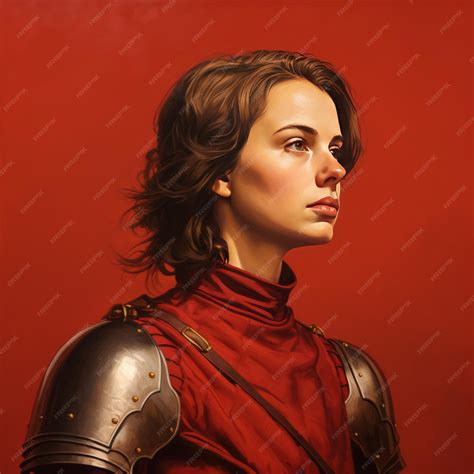 Premium AI Image | The Legendary Joan of Arc Reimagined A Stunning