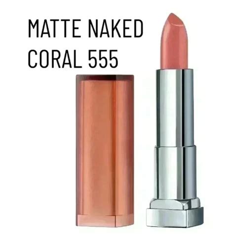Maybelline Makeup Maybelline Color Sensational Matte Finish Lipstick Naked Coral Poshmark