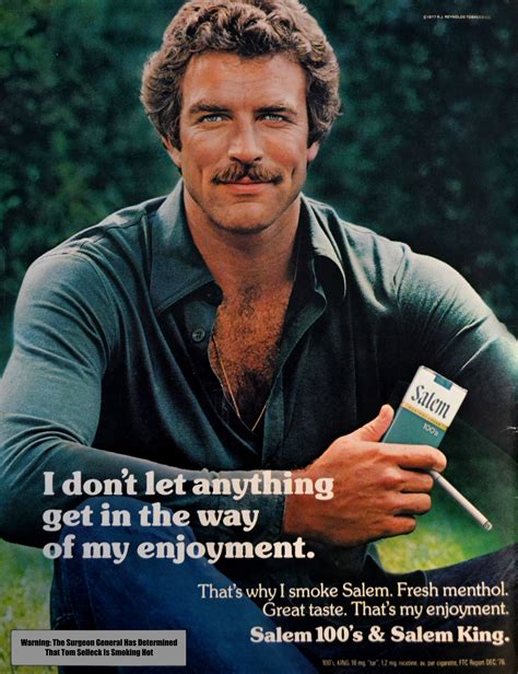 Tom Selleck Modelling For Reynolds Tobacco Co In 1977 Oldschoolcool
