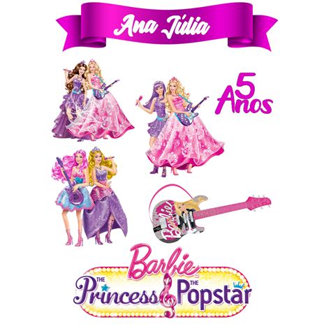 Para Imprimir Topper Barbie Topper Topo De Bolo Baixe J E Aproveite