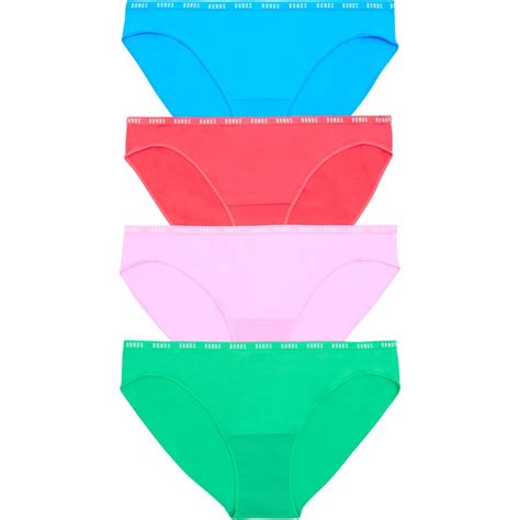 Bonds Women S Everyday Seamless Bikini 4 Pack Multi BIG W