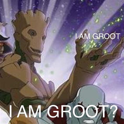 Insert anime I am groot crossover : r/IAMGROOT