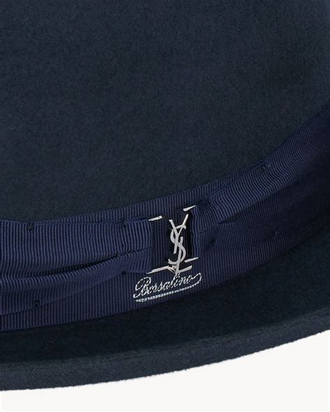 Borsalino Hat In Wool Felt Saint Laurent