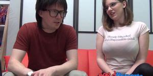 NERD PERVERTS Nerdy Chick With Huge Natural Tits Jessica Lo Sucks Dick POV Tnaflix