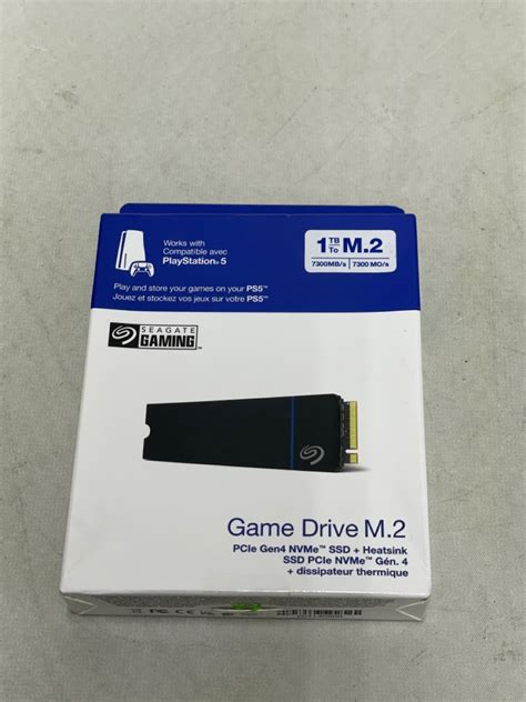 OPEN BOX SEAGATE GAME DRIVE M 2 1TB INTERNAL SSD PCIE GEN4 X4 NVME WITH