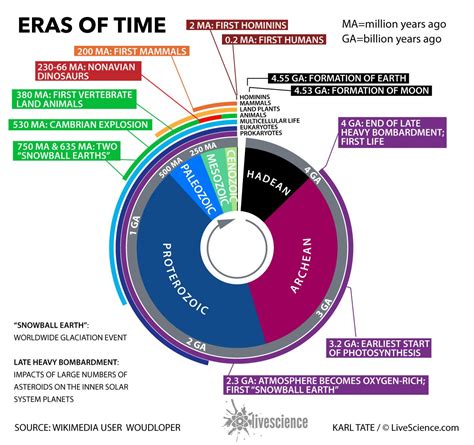 Eras of Time Since the Beginning (Infographic) | Live Science