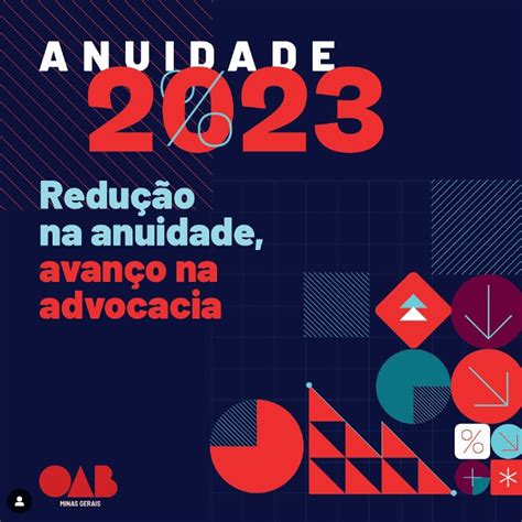 Anuidade 2023 já disponível no site da OAB MG OAB Varginha