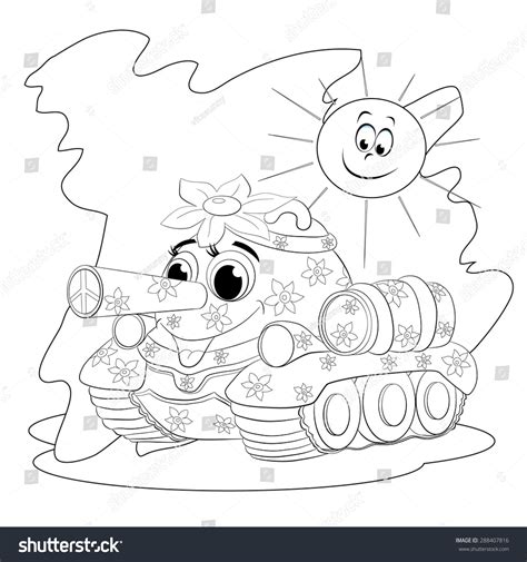 Танки Из Мультфильма Раскраски - 68 фото