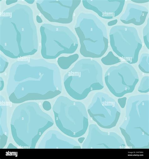 Cartoon Game Texture Ice Surface Seamless Pattern Game Asset Walls