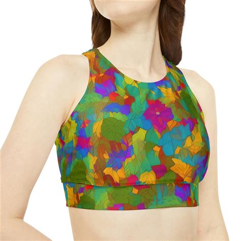 Stained Glass Flower Bikini Set Inspired By Tiffany A Etsy