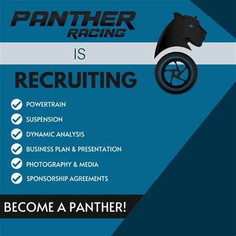 Panther Racing Auth Born With Racing Instict