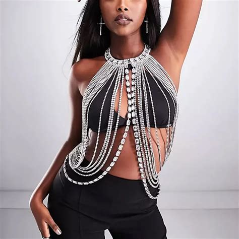 European And American Sexy Rhinestone Body Chain Trend Personalized