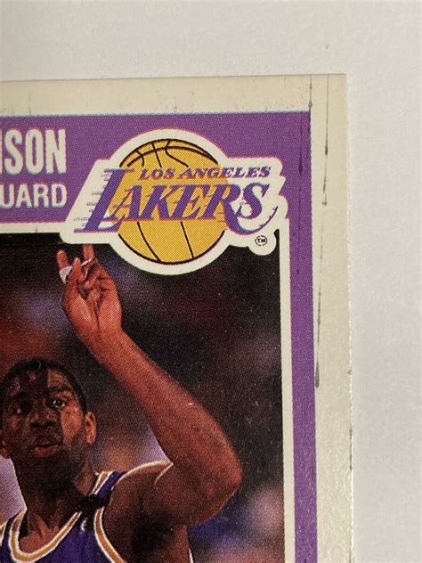 1989 Fleer Basketball 77 Earvin Johnson Ink Errors EBay