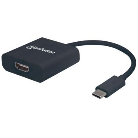 Adaptador Manhattan Usb C 31 Macho Hdmi Hembra 151788 Negro Bigcom