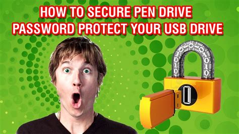 How To Secure Pen Drive Password Protect Your Usb Drive Youtube