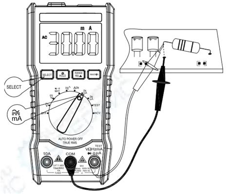 Mestek Dm92b 6000counts Pocket Digital Multimeter User Manual