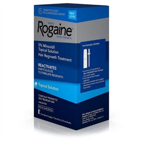 Rogaine Men S Extra Strength 5 Minoxidil Unscented Topical Hair