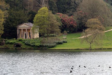 Temple Of Flora At Stourhead Gardens, Wiltshire Stock Image - Image of ...