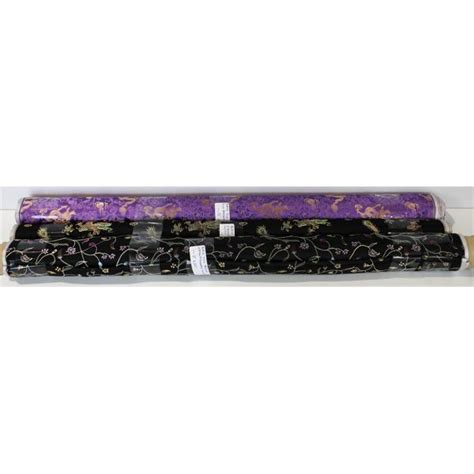 Silk Brocade Fabric Roll Ends