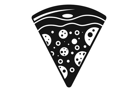 Fresh Slice Pizza Icon Simple Style By Anatolir Thehungryjpeg