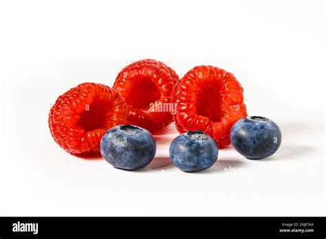 Raspberry and Blueberry Stock Photo - Alamy