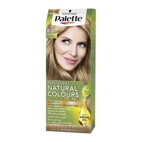 Schwarzkopf Palette Naturals Hair Color Cream 8 0 Light Blonde Price In Saudi Arabia Carrefour