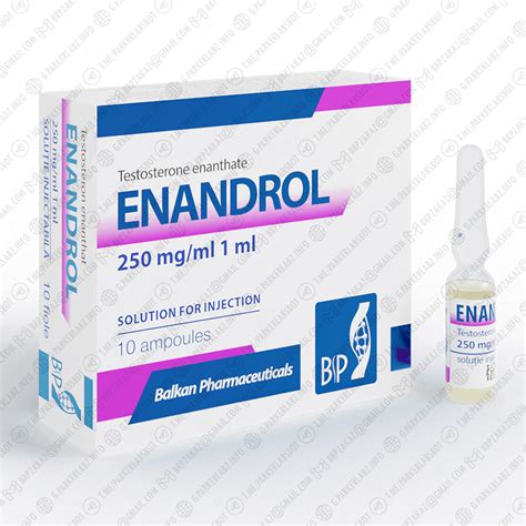 Купить ENANDROL 250 | пачка 10 ампул | balkan Тестостерон Balkan ...