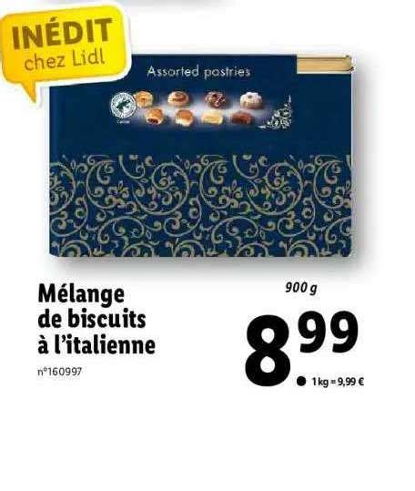 Promo M Lange De Biscuits L Italienne Chez Lidl Icatalogue Fr