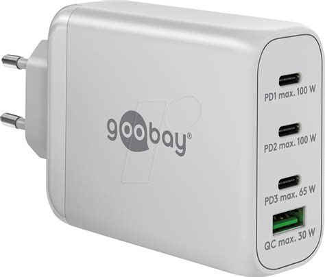 Goobay Usb Ladeger T W Port Xc Pd Xa Qc Gan White At