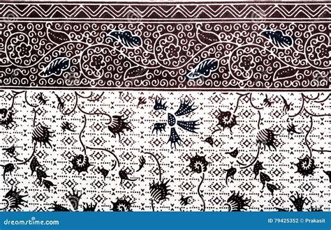 The Beautiful Of Art Batik Pattern Royalty-Free Stock Photo ...