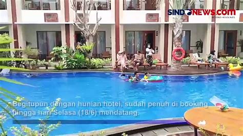 Libur Panjang Iduladha Ribuan Wisatawan Serbu Pantai Pangandaran