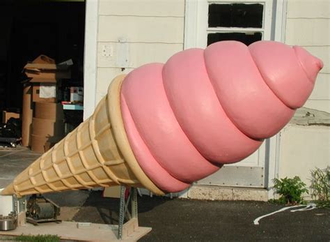 Giant Ice Cream Cone Prop For Toyota Made By Castelli Models In 2024