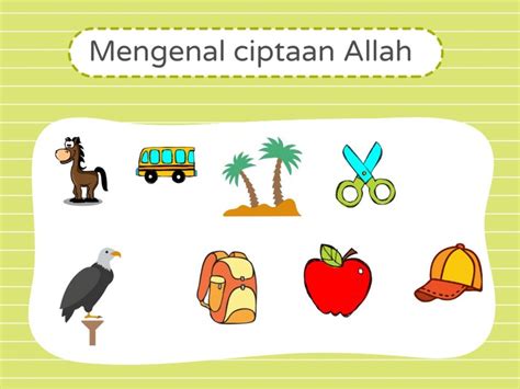 mengenal ciptaan allah  games activities puzzles