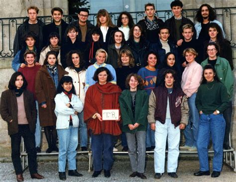 Photo de classe Terminale B1 de 1992 Lycée Gay Lussac Copains d avant