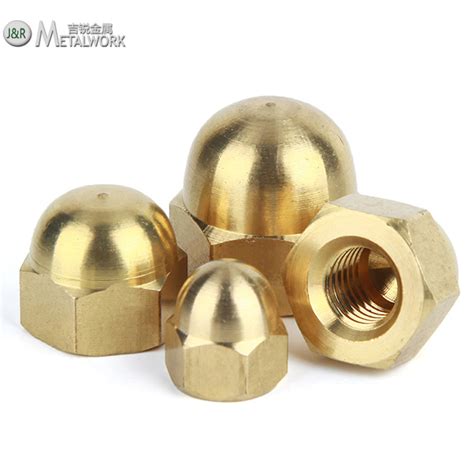 M M Brass Tin Plated Nickel Plated Domed Cap Nut China Brass Domed