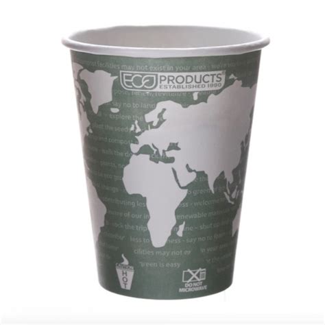 Eco Products Paper World Art Hot Cup 12 Oz EP BHC12 WA 1 000 Case US Supply House