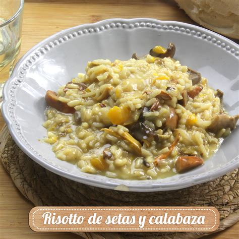 Risotto De Setas Y Calabaza Receta Supermercados Mas