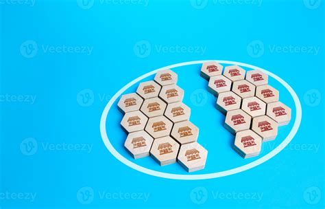 Combining two groups of stores into a single whole. Merger of