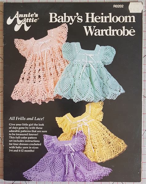 Baby S Heirloom Wardrobe Annie S Attic Crochet Pattern Leaflet No