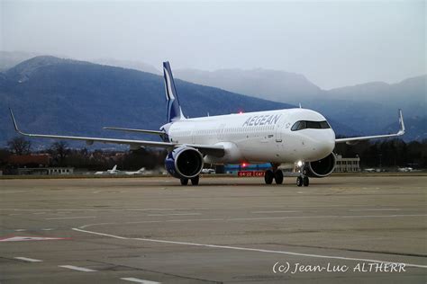 Airbus A Nx Neo Aegean Airlines Sx Nab Gva Decembe Flickr