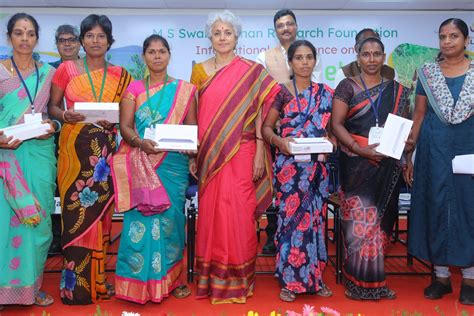 Launching Of The Women Connect Programme By Dr Soumya Swaminathan And Distribution Of Tabs For