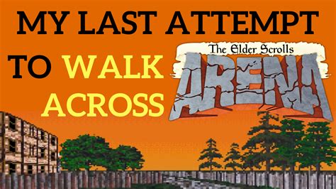 My Last Attempt To Walk Across The Map In The Elder Scrolls Arena