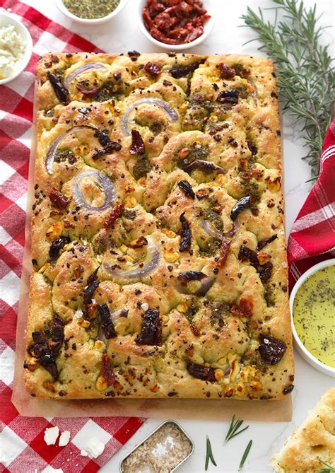 easiest  focaccia bread recipe sprinkle bakes